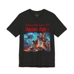 "I Sold My Soul to Baldur's Gate 3" Black Metal Unisex Jersey Short Sleeve T-shirt