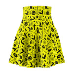 "Autumn Yellow" Skater A Line Skirt