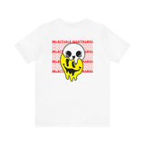 MELTED SMILEY FACE SHORT SLEEVE T-SHIRT