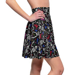 "Dancing Skeleton" Skater A-Line Skirt