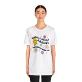 SMILEY FACE AND DAISY SHORT SLEEVE T-SHIRT