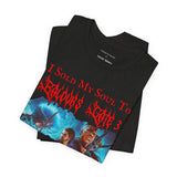 "I Sold My Soul to Baldur's Gate 3" Black Metal Unisex Jersey Short Sleeve T-shirt