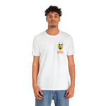 MELTED SMILEY FACE SHORT SLEEVE T-SHIRT