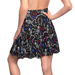 "Dancing Skeleton" Skater A-Line Skirt