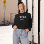 "Bruja" Women's Cropped Fleece Pullover