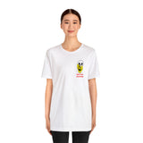 MELTED SMILEY FACE SHORT SLEEVE T-SHIRT