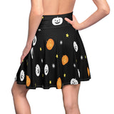 "Orange Pumpkin" Skater A-Line Skirt