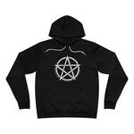 Wiccan Pentacle Unisex Black Fleece Hoodie