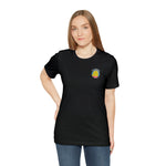 T-Shirt Graphique en Coton "Smiley Face" - Noir