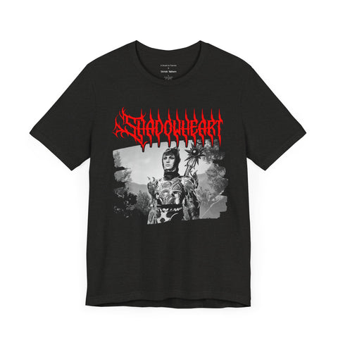 "Shadowheart" Black Metal Unisex Jersey Short Sleeve T-shirt