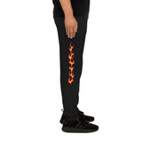 "Flames Era" Unisex Black Joggers