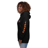 "Flames Era" Unisex Black Hoodie