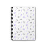 Cuaderno de espiral oculto - Páginas con líneas regladas