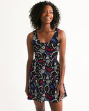 "Skeleton Party" Women's Skater Dress