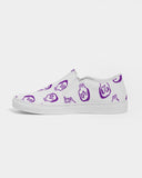 Slime Skull Pattern Women's Slip-On Canvas Shoe