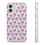 "Purple Slime Skulls" Biodegradable Phone  Case