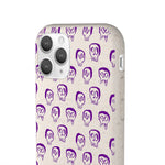 Funda biodegradable para teléfono "Purple Slime Skulls"