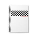 Checker Board Spiral Notebook - Ruled Line Pages