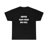 Café, Magie Noire et Chill Unisex Heavy Cotton Tee