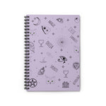 Occult Spiral Notebook - Ruled Line (lilac)