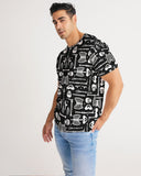 T-shirt pour hommes à motif squelette 