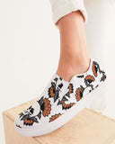 Sunflower Skulls Women's Slip-On Canvas Shoe