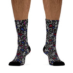 "Skeleton Party" Crew Socks