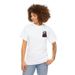 T-shirt en coton "Je veux voir tes entrailles" - Blanc