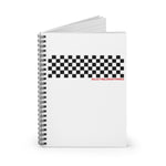 Checker Board Spiral Notebook - Ruled Line Pages