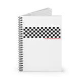 Checker Board Spiral Notebook - Ruled Line Pages