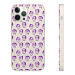 Étui de téléphone biodégradable « Purple Slime Skulls »