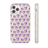 Funda biodegradable para teléfono "Purple Slime Skulls"