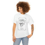 SKULL + ROSE DELECTABLE NIGHTMARES T-SHIRT - White