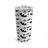 Vaso tamaño viaje "Murciélagos de Halloween"