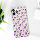 Funda biodegradable para teléfono "Purple Slime Skulls"