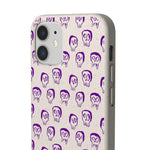 "Purple Slime Skulls" Biodegradable Phone  Case