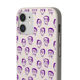 "Purple Slime Skulls" Biodegradable Phone  Case