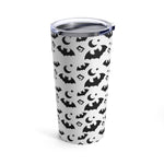 Vaso tamaño viaje "Murciélagos de Halloween"