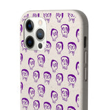 "Purple Slime Skulls" Biodegradable Phone  Case