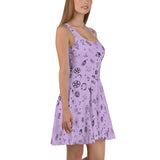 Occult Purple Skater Dress