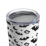 Vaso tamaño viaje "Murciélagos de Halloween"