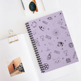 Occult Spiral Notebook - Ruled Line (lilac)