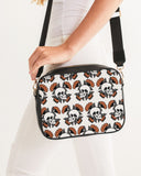 Bolso bandolera con calaveras de girasol 