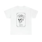 T-SHIRT SKULL + ROSE DELECTABLE NIGHTMARES - Blanc