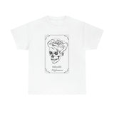 T-SHIRT SKULL + ROSE DELECTABLE NIGHTMARES - Blanc