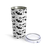 Vaso tamaño viaje "Murciélagos de Halloween"