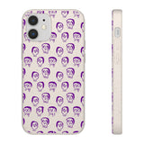 Funda biodegradable para teléfono "Purple Slime Skulls"