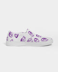 Slime Skull Pattern Women's Slip-On Canvas Shoe