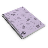 Cuaderno espiral oculto - Línea reglada (lila)