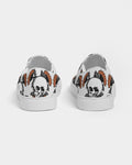 Sunflower Skulls Women's Slip-On Canvas Shoe